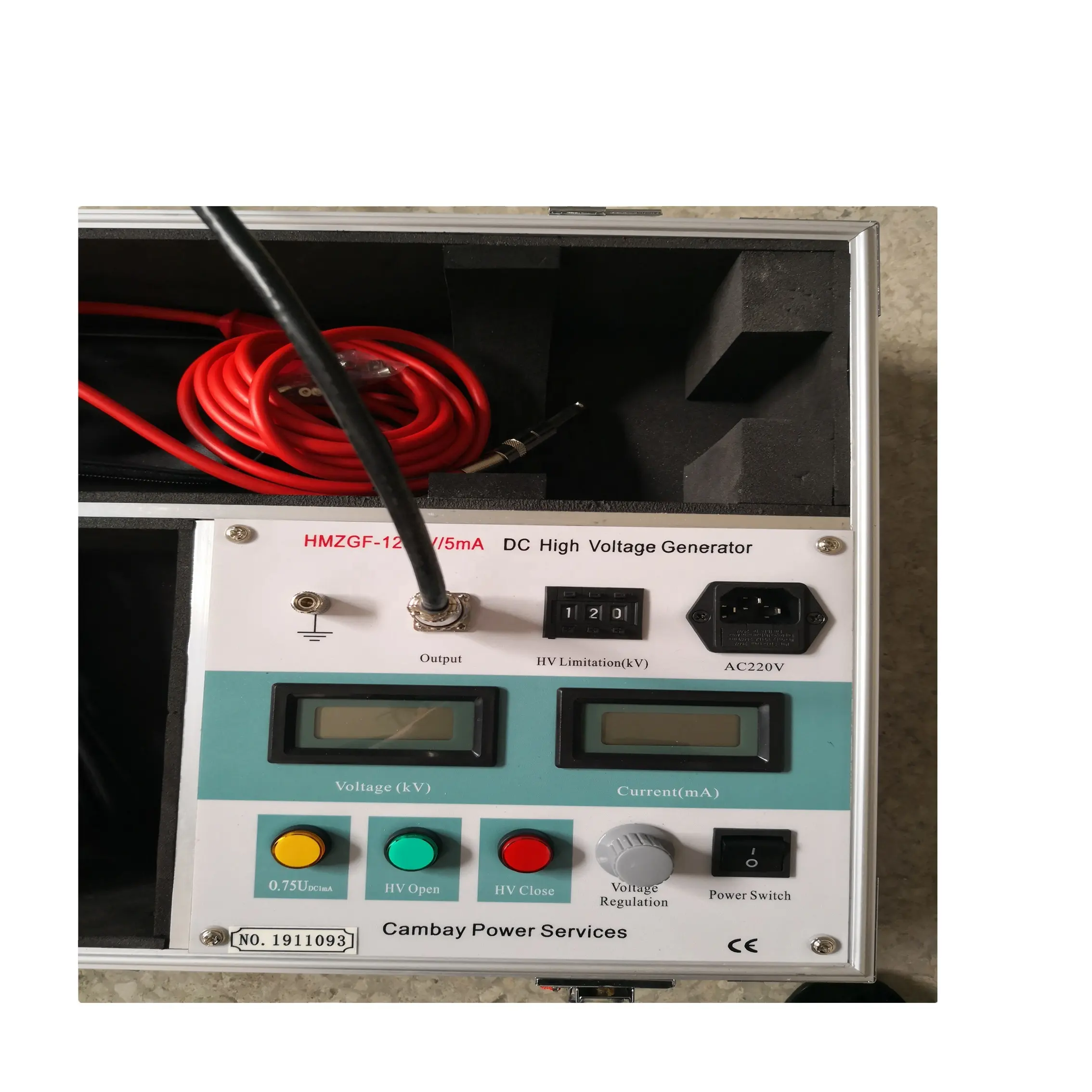 ケーブルテスト用ZGFシリーズ60KV ~ 300KV高電圧発電機DC Hipotテスター
