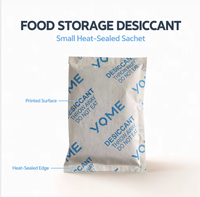 YOME paquets de gel de silice de qualité alimentaire boîte de stockage perle sac 0.5g 1g 2g 5g 200g boîte pack déshydratant de gel de silice pour la nourriture