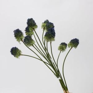 Tête <span class=keywords><strong>de</strong></span> pissenlit artificielle à 3 têtes, boule d'oignon en caoutchouc souple, tige unique, durable, moderne, faite à la main, écologique, haute qualité - Product Image 3