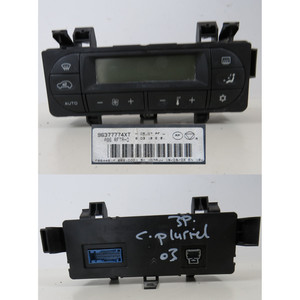 Unità di Controllo Climatico Citroen C3 Pluriel 2003-2010 96588239XT 23698 20A-1-D-8 Parti Elettriche e Componenti Elettronici per Tuning - Product Image 1