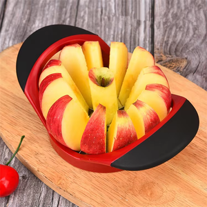 Outil professionnel pour fruits et légumes Trancheuse à pommes en acier inoxydable ultra tranchante à 12 lames Poignée <span class=keywords><strong>ergonomique</strong></span> en plastique Coupe-pomme - Product Image 2