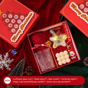 Coffret Cadeau de Noël Tendance pour Enfants, Femmes, Amies, Maman : Tasse, Écharpe, Bougies, Décorations – Prix Avantageux - Product Image 4