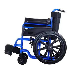 Meilleur vendeur mondial KLG Basic <span class=keywords><strong>Fauteuil</strong></span> <span class=keywords><strong>roulant</strong></span> <span class=keywords><strong>manuel</strong></span> pliable portable <span class=keywords><strong>ultra</strong></span> <span class=keywords><strong>léger</strong></span> en acier durable Garantie de 2 ans pour les personnes handicapées - Product Image 3