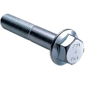 Pernos y tuercas de cabeza de tapa de acero inoxidable de grado 4,8 Brida hexagonal chapada en zinc Pernos en U de rosca UNC y pernos de carro Leite - Product Image 2