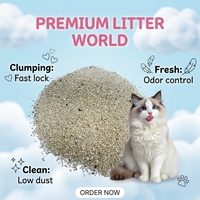 Pabrik OEM Grosir Langsung dari Tambang, Pasir Kotoran Kucing Bentonit Alami 0.5-2mm, Pasir Mineral Alami yang Dihancurkan