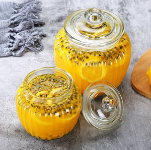 Pot de conservation en verre hermétique, adapté au miel, aux confitures de citron, aux cornichons ou aux petites portions de kimchi, avec couvercle. - Product Image 5