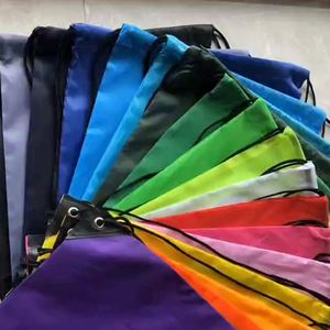 Hot Sale Wholesale Cheap Drawstring Backpacks Custom Promotional Drawstring Sack Pack <b>Bag</b> Polyester Sports Draw <b>String</b> <b>Bags</b> - Product Image 5