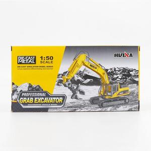 HUINA 1713 <span class=keywords><strong>1</strong></span>:<span class=keywords><strong>50</strong></span> Escavatore con Benna Ribaltabile, Caricatore a Ruote, Modellino in Metallo Pressofuso, Veicolo da Costruzione, Giocattolo, Regalo di Compleanno e Natale - Product Image 6