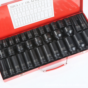 6PCS CR tác động ổ cắm thiết lập 1/<span class=keywords><strong>4</strong></span> ''3/8'' 1/2 ''adaptor và Universal <span class=keywords><strong>Socket</strong></span> Set - Product Image 2