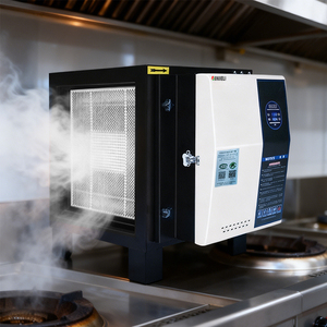 Commercial Airflow 4000m³/h Smoke <b>Filter</b> for Restaurant Kitchen <b>Oil</b> Fume <b>Removal</b> Electrostatic Precipitator Air Purifier Electro - Product Image 1
