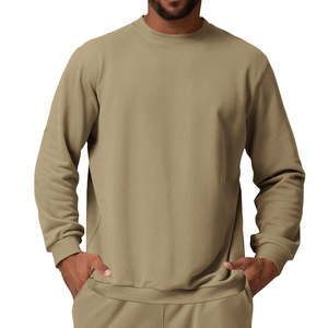 Loisirs cou Style solide vêtements pour hommes grande taille vêtements pour hommes vêtements pour garçons automne hiver <span class=keywords><strong>sweat</strong></span> pour hommes sport - Product Image 1