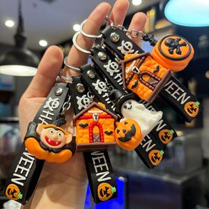 WOWEI <span class=keywords><strong>Porte</strong></span>-clés drôle et mignon pour Halloween Charms pour sac à main Halloween Basket Stuffers <span class=keywords><strong>Porte</strong></span>-clés Cadeaux pour enfants - Product Image 1