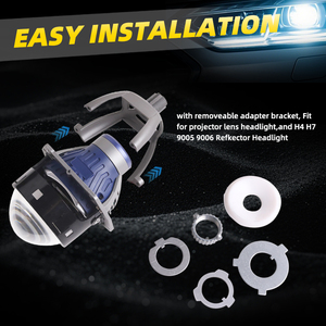 Lente de Proyector Bi-LED Sanvi AF02 <span class=keywords><strong>Afs</strong></span> de 16v 5500k y 3.0 Pulgadas para Luces Delanteras de Automóvil de Luz Alta y Baja - Product Image 4