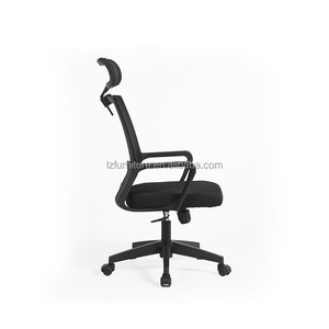 Chaise de bureau pivotante entièrement en maille à dossier haut avec appui-tête – Prix de gros - Product Image 6