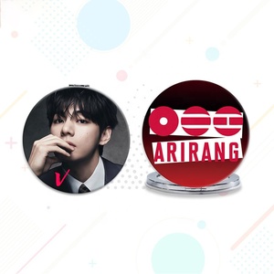 Specchio Pieghevole Personalizzato per Fan di BTS, in Alluminio e ABS, con Immagini di JK, V, JIN, SUGA, Specchio Kpop - Product Image 2