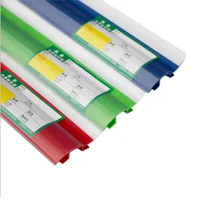 PVC-Daten streifen Etikett Kanal Scanner Schiene Regal Talker Kunststoff Preis schild Halter