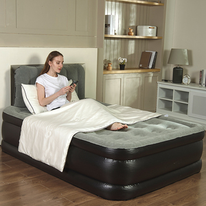 Comfortable Large Air Mattress High <strong>Rise</strong> Tight Double Side Inflatable <strong>Bed</strong> with AC Built-in Pump - Product Image 2