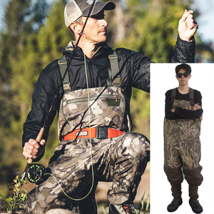 ชุดลุยน้ำนีโอพรีนกันน้ำฤดูหนาวให้ความอบอุ่นพร้อมรองเท้าบูทสำหรับล่าสัตว์ - Product Image 4