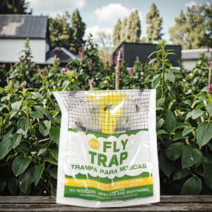 Piège à Mouches Solide Jetable d'Extérieur à Suspendre, Grand Sac en Plastique avec Appâts Naturels, Facile à Utiliser, <span class=keywords><strong>Attrape</strong></span>-Insectes - Product Image 5