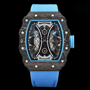 Orologio da Uomo di Lusso con Quadrante Scheletrato in Fibra di Carbonio, Movimento Sospeso, Automatico, Meccanico - Product Image 1