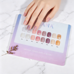 KLANA Luxury Translucent Gittler UV <b>Gel</b> Polish <b>Set</b> 15ml Ethereal <b>Nails</b> From Sheer Opals to Warm Golds Color OEM - Product Image 3