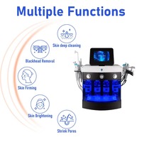 Máquina Facial de Oxígeno 14 en 1, Multifuncional, Eliminación de Puntos Negros, Reducción de Poros, Antienvejecimiento, Uso Doméstico, Equipo de Cuidado de la Piel ABS