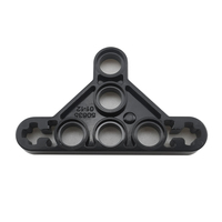 Connecteur de poutre mécanique triangulaire en ABS de qualité supérieure, multicolore, pièces de rechange pour blocs de construction MOC n° 99773