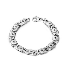 Pulsera de Cadena de Acero de Titanio para Hombre, 20 cm de Largo, Estilo Punk, Accesorio de Joyería CE023 - Product Image 1