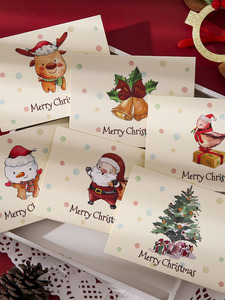<span class=keywords><strong>Carte</strong></span> de voeux de remerciement de Noël et du <span class=keywords><strong>Nouvel</strong></span> <span class=keywords><strong>An</strong></span> Cartes-cadeaux en papier de vacances avec impression - Product Image 3
