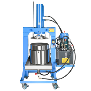 Presse hydraulique électrique pour fruits/légumes/nid d'abeille, surface de contact alimentaire en acier inoxydable 304 - Product Image 1