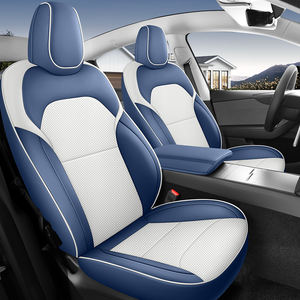 Housse de siège de voiture en cuir personnalisée <span class=keywords><strong>Tesla</strong></span> <span class=keywords><strong>Model</strong></span> <span class=keywords><strong>Y</strong></span> 2025, ensemble complet, taille originale, coussins imperméables, <span class=keywords><strong>prix</strong></span> fabricant - Product Image 5