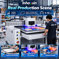 Printer UV 6090 Enam hingga Delapan Warna dengan Sirkulasi Tinta Putih dan Pengadukan untuk Pencetakan pada Papan Kaca Akrilik dengan Lapisan Pernis Mengkilap