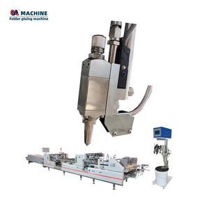 Machine à plier et à coller automatique 3ACQ4 à 6 canaux et 4 pistolets à colle froide pour la fabrication de boîtes en carton ondulé - Product Image 2