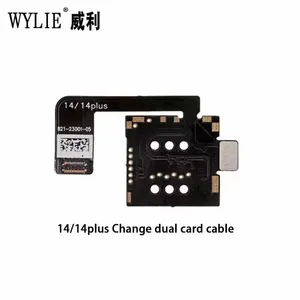 WYLIE Dual <strong>SIM</strong> Card Flex Cable for <strong>iPhone</strong> 14/14 Plus Series ESIM to <strong>SIM</strong> Repair Tool No Damage - Product Image 3