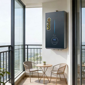 <span class=keywords><strong>Calentador</strong></span> de Agua a <span class=keywords><strong>Gas</strong></span> Eléctrico Silencioso y Cómodo de 24kW, Montado en la Pared, con Intercambiador de Calor de Cobre, <span class=keywords><strong>sin</strong></span> Tanque, con Temperatura Constante, para GLP/Propano - Product Image 4