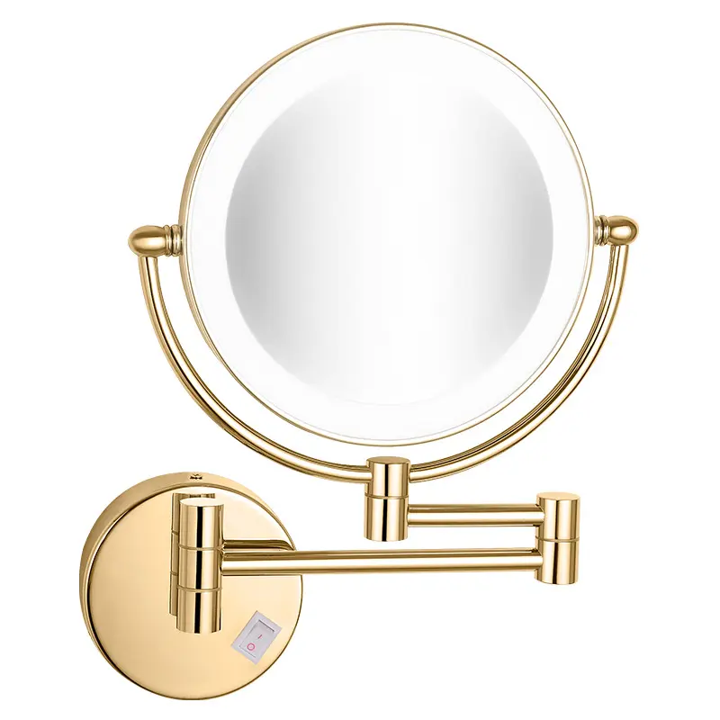 Makeup mirror Custom Irregular Shape Intelligent Anti-fog Smart Led Bath Wall Mounting Bathroom Mirror With Light