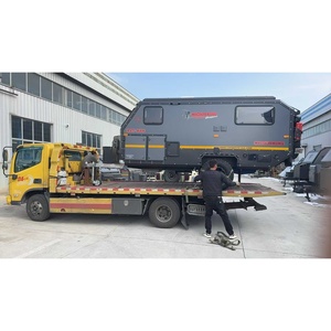 <span class=keywords><strong>Caravane</strong></span> <span class=keywords><strong>hybride</strong></span> aérodynamique légère à profil bas <span class=keywords><strong>avec</strong></span> toit relevable tout-terrain pour un remorquage facile, prête à être expédiée - Product Image 2