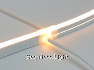 Tira de Luces LED de Neón con Control de Atenuación VR de 1800-3000K, IP68, 24V, Atenuación a Luz Cálida, Resistente a la Lluvia, para Interiores y Exteriores, Vestíbulos de Hoteles, Pasillos - Product Image 3