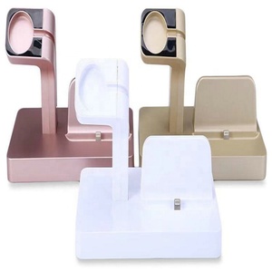 Đế Sạc Điện Thoại Không Dây 2 Trong 1 Đế Sạc Mount <span class=keywords><strong>Cradle</strong></span> Station Dock Cho Đồng Hồ Thông Minh Cho Đế Sạc Điện Thoại Di Động - Product Image 5