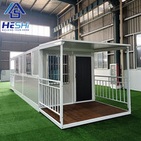 Nouveau modèle Mini maison mobile pliante préfabriquée Conteneur pliable empilable pour expédition Maison