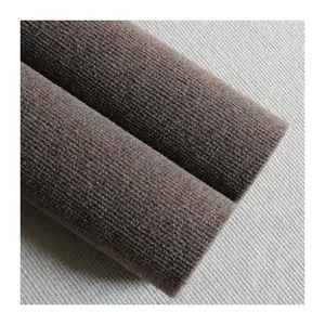 Brown Color Ribbed Carpets Polyester Walkway Stair Rib Expo Grey Color For Photo Aisle Runner Wedding Carpet