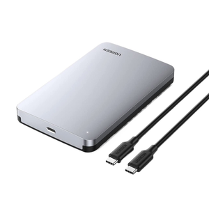 Boîtier de <span class=keywords><strong>disque</strong></span> <span class=keywords><strong>dur</strong></span> USB C pour SSD/HDD SATA 2,5 pouces, adaptateur USB C vers SATA en aluminium, USB 3.1 Gen 2, prise en charge UASP SATA III - Product Image 1