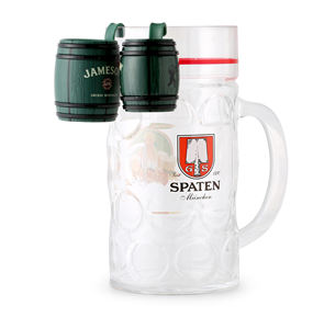 再利用可能なストローでグラスを飲む、プラスチックカップ再利用可能なビール缶グラスポップビールまたはアイスコーヒー用 - Product Image 1