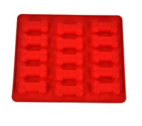 Moule en silicone UNIMOULD en forme d'os de chien - Moule à fondant et à chocolat pour la décoration de friandises pour animaux de compagnie, écologique, non toxique, antiadhésif