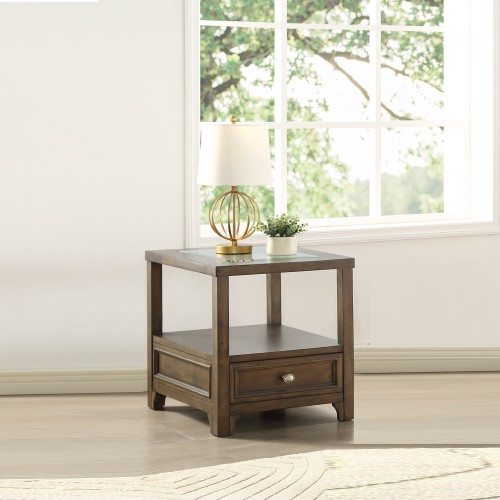 Marrón Mixto + Madera + Moderno