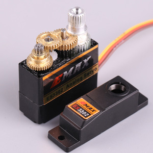 Servo analógico Emax Es3302 con engranaje metálico delgado de 9 mm para avión RC - Product Image 1