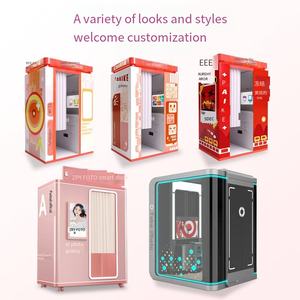 प्रिंटर और कैमरा के साथ लोकप्रिय dsr बूथ उच्च कोण स्व-सेवा कैमरा - Product Image 2