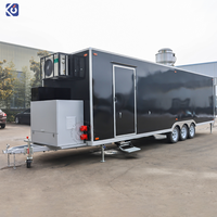 Remorque alimentaire mobile CAMPTRL avec cuisine complète, camion de restauration, chariot à café, camionnette à glaces, camion de cuisine de rue