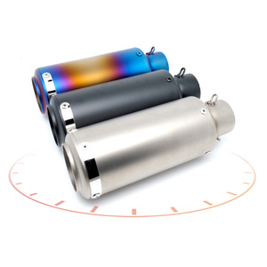 Pour Yamaha Horizon Kawasaki Silencieux de Modification de Tuyau d'Échappement Droit Style Canon de Fusil <span class=keywords><strong>Scorpion</strong></span> pour Grosse Cylindrée - Product Image 1