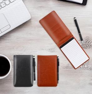 PU Leather Mini <strong>Pocket</strong> <strong>Notebook</strong> <strong>A7</strong> Notepad Holder Set Custom Logo - Product Image 6